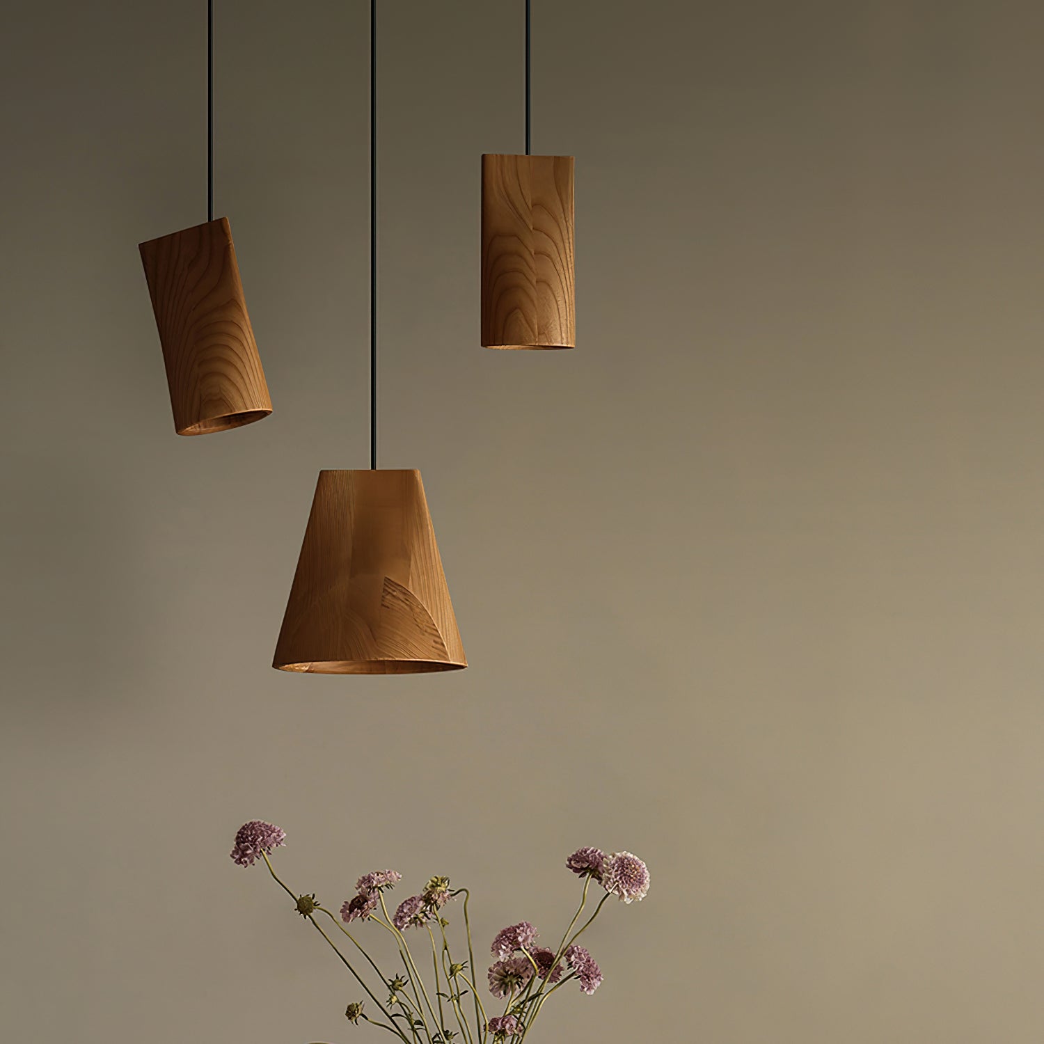 Dellse Houten Hanglamp