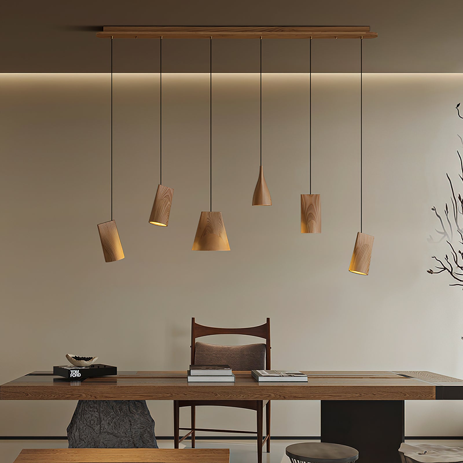 Dellse Houten Hanglamp