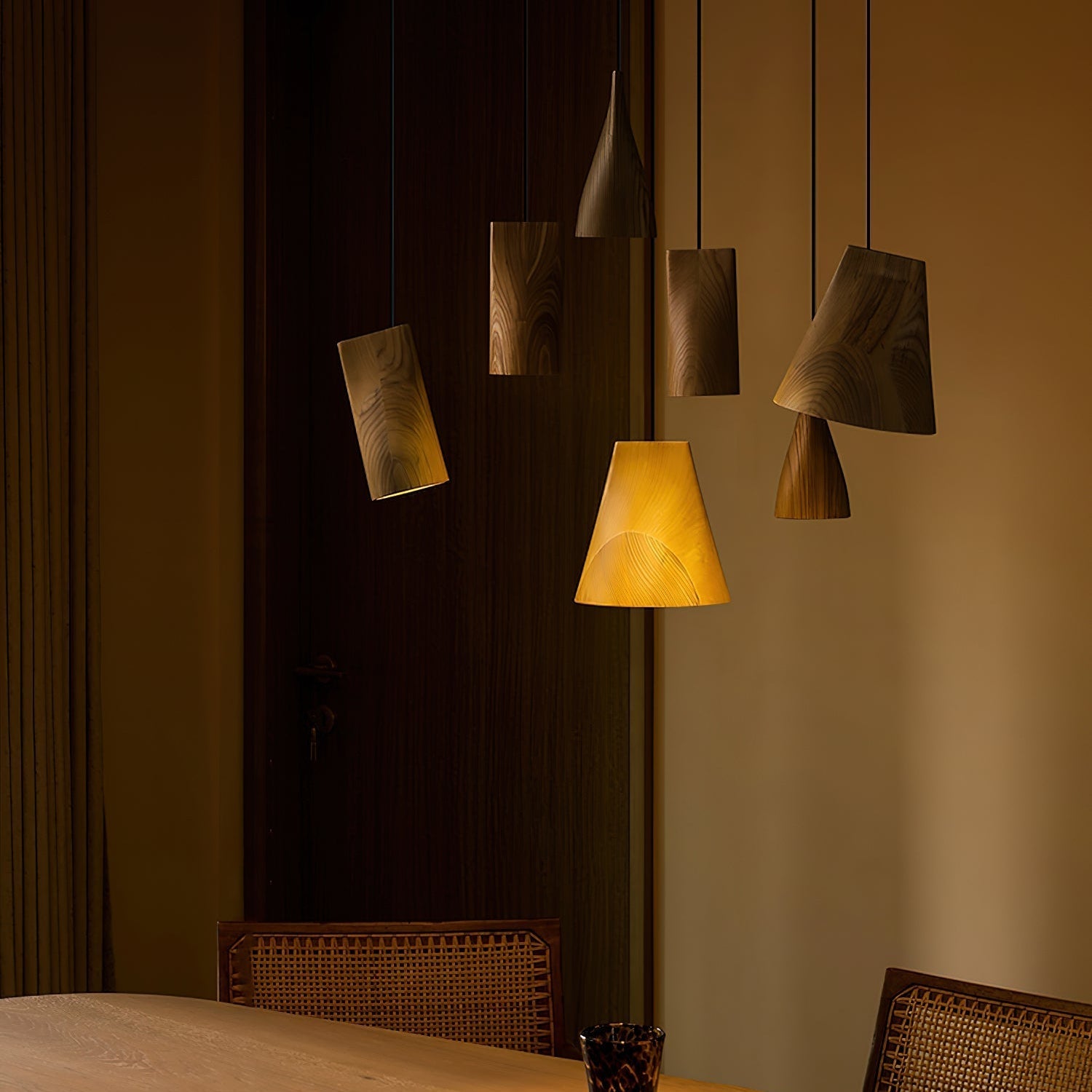Dellse Houten Hanglamp