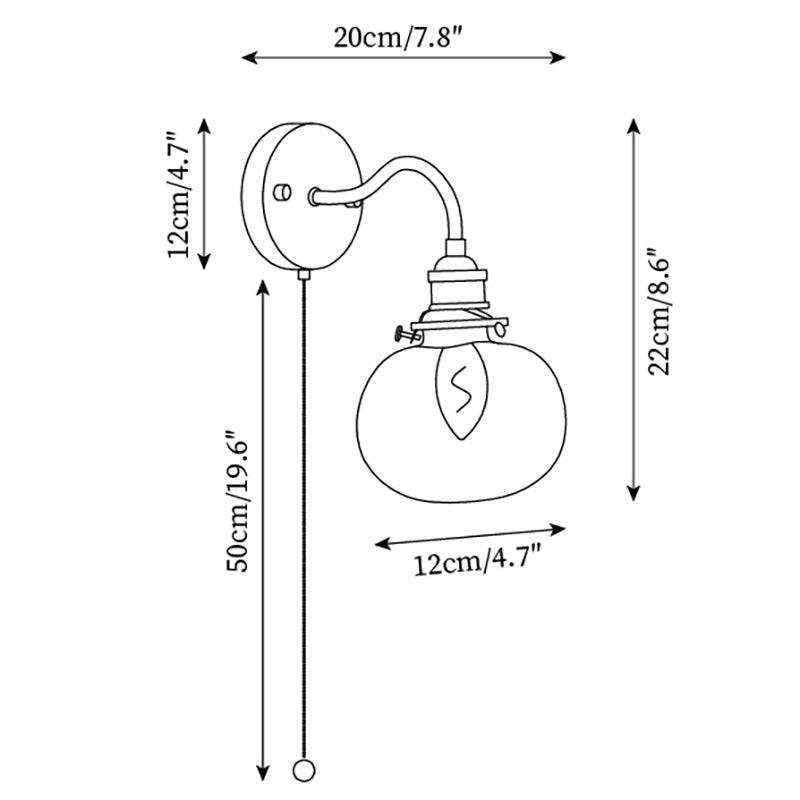 Loeaza Wandlamp
