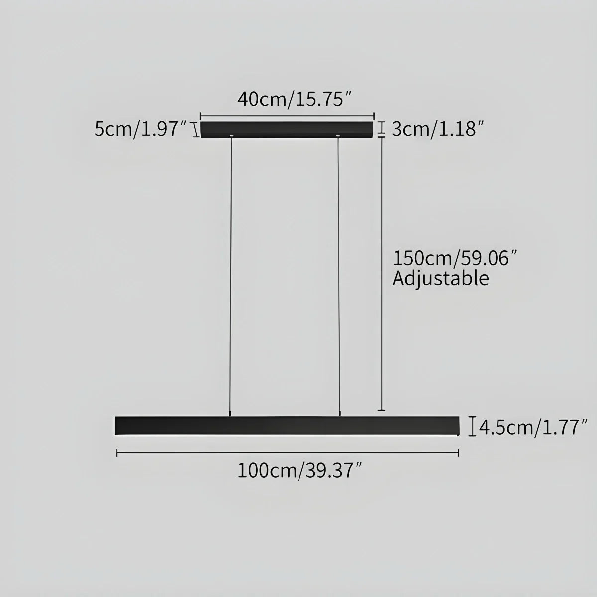 Ceylano Lineaire Hanglamp