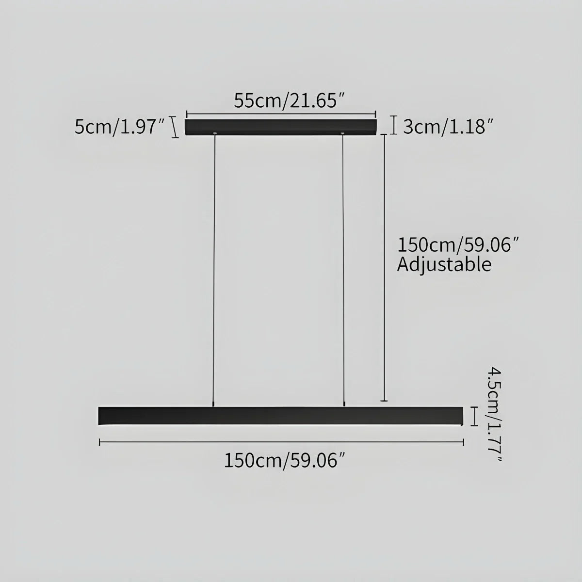 Ceylano Lineaire Hanglamp