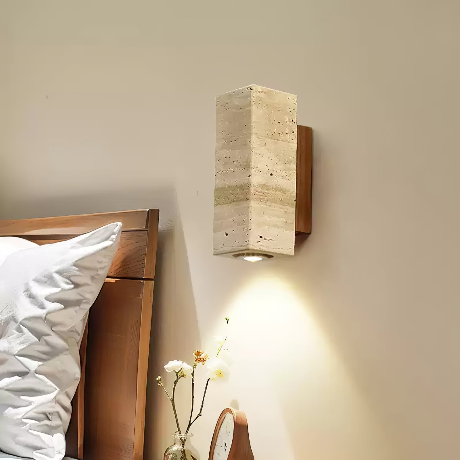 Belon Travertijnen Wandlamp