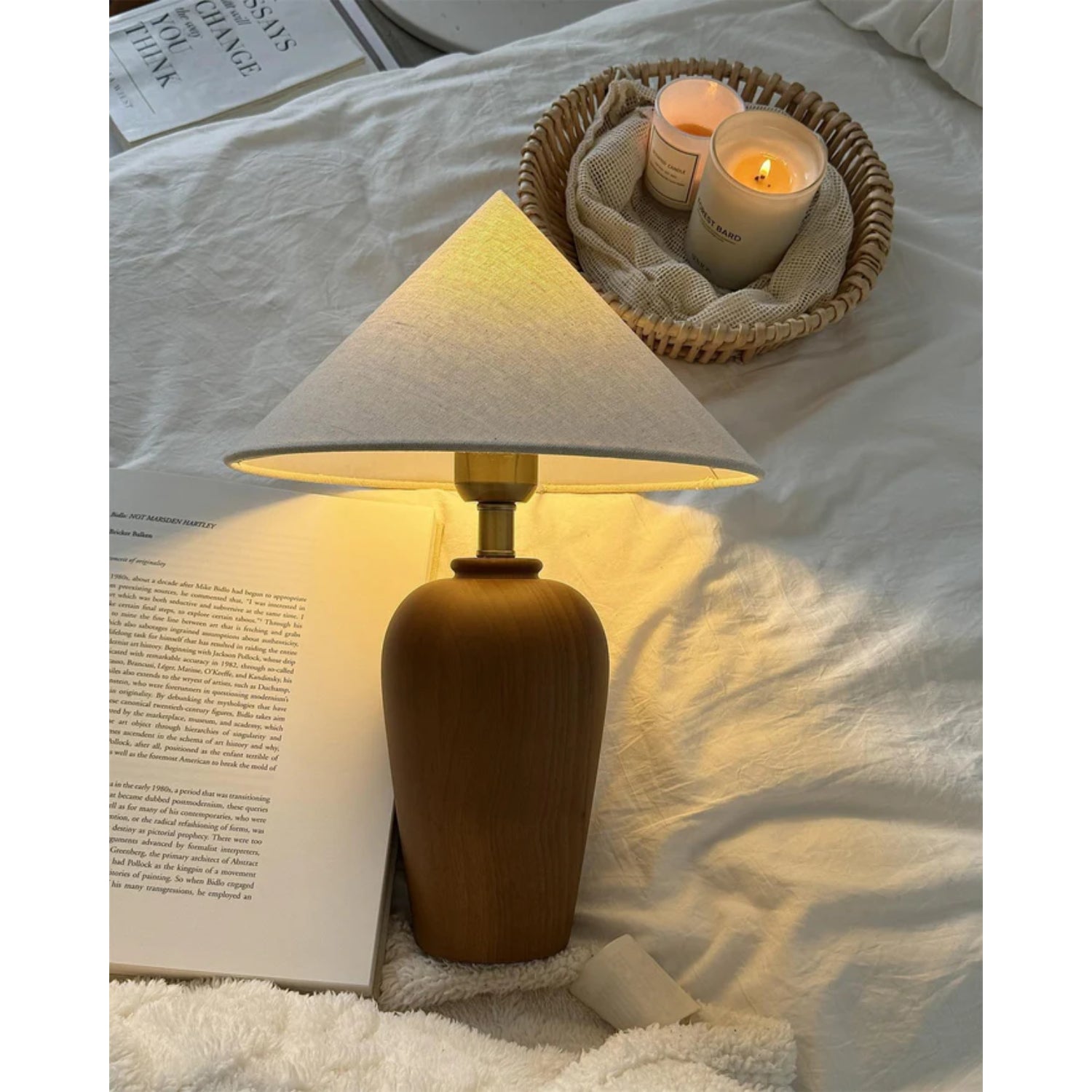 Brevo Houten Tafellamp