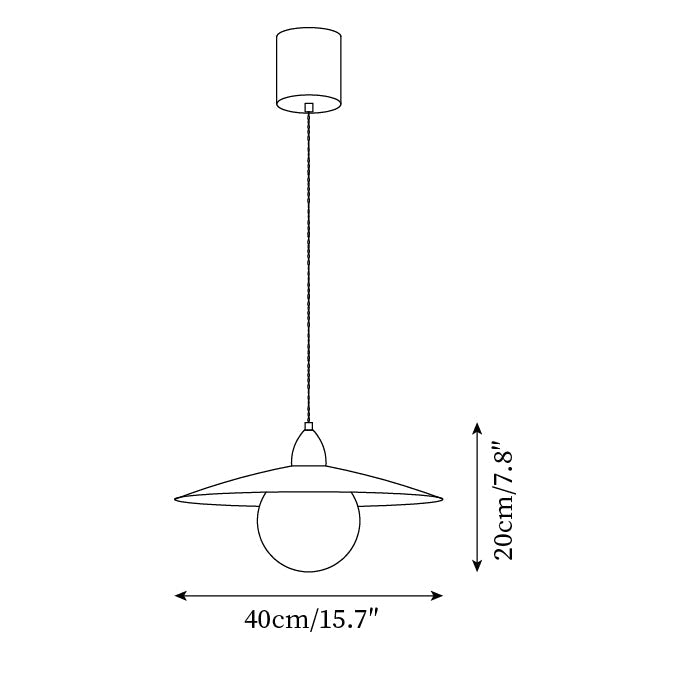 Bruvina Japandi Stijl Hanglamp
