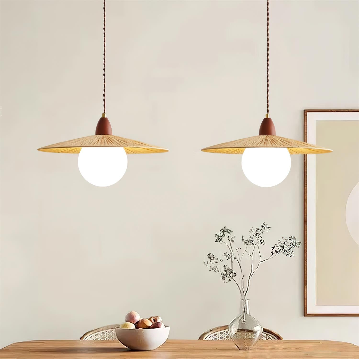 Bruvina Japandi Stijl Hanglamp