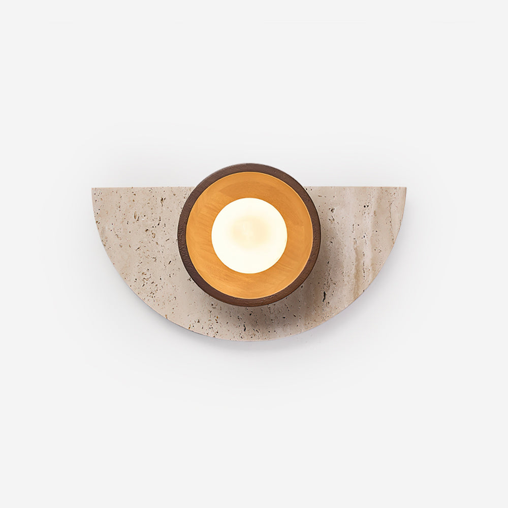 Lerbaze Natuursteen Wandlamp