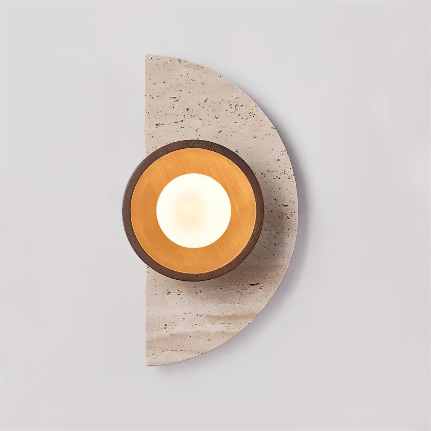 Lerbaze Natuursteen Wandlamp