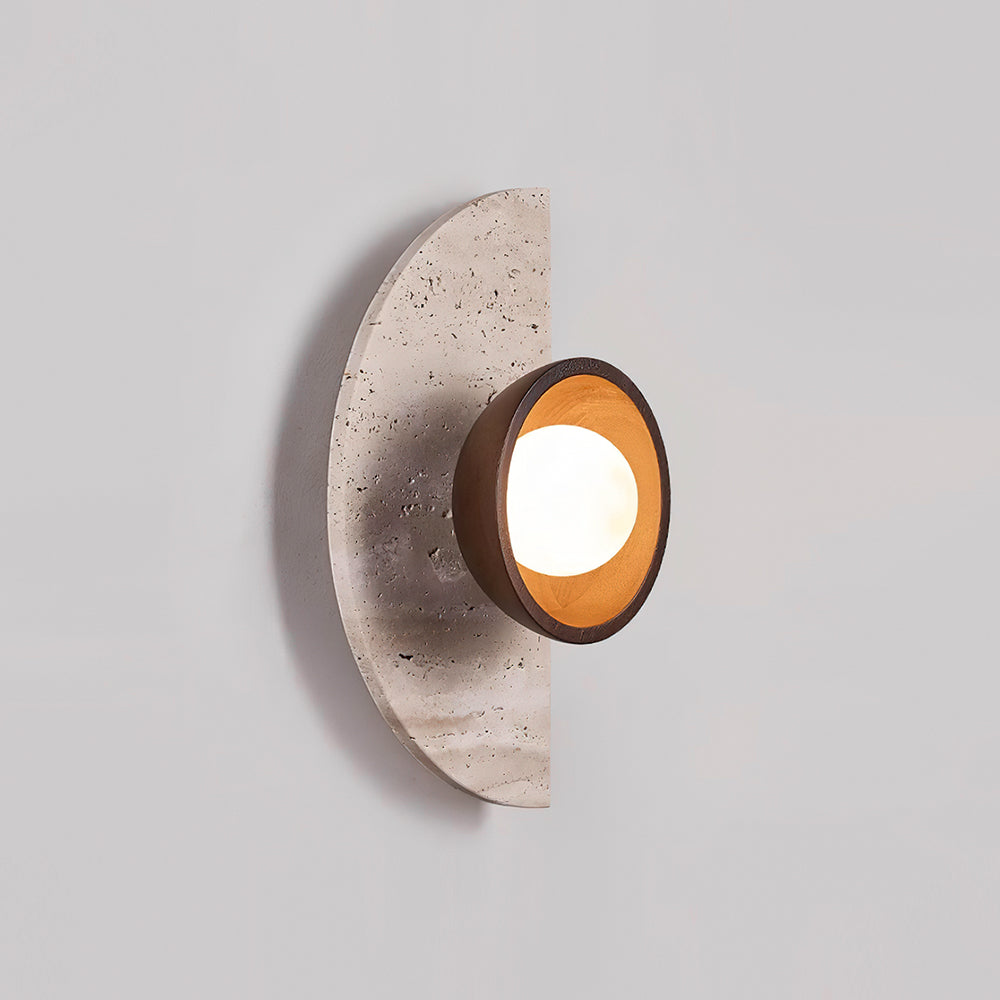 Lerbaze Natuursteen Wandlamp