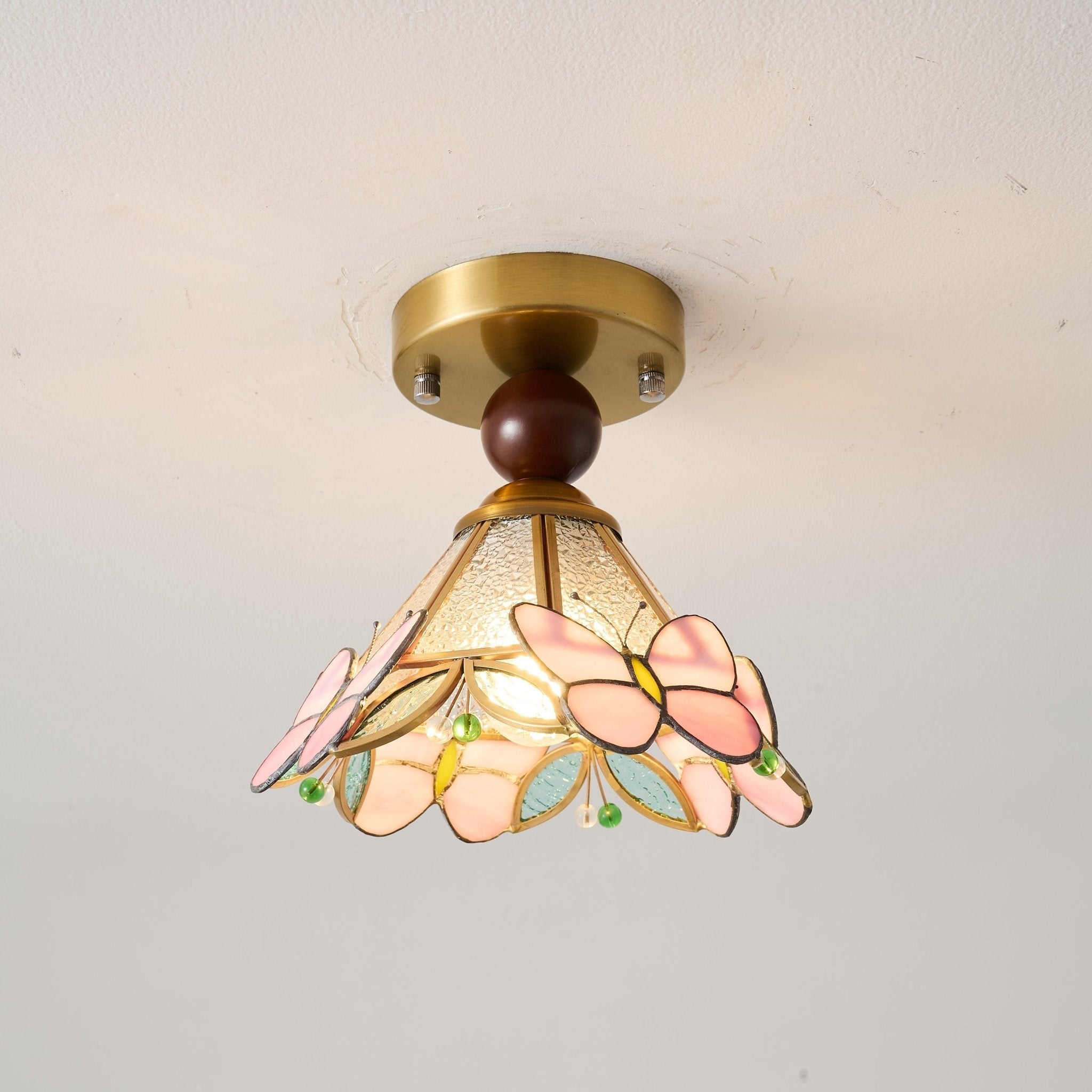 Tiffany Vlinder Plafondlamp