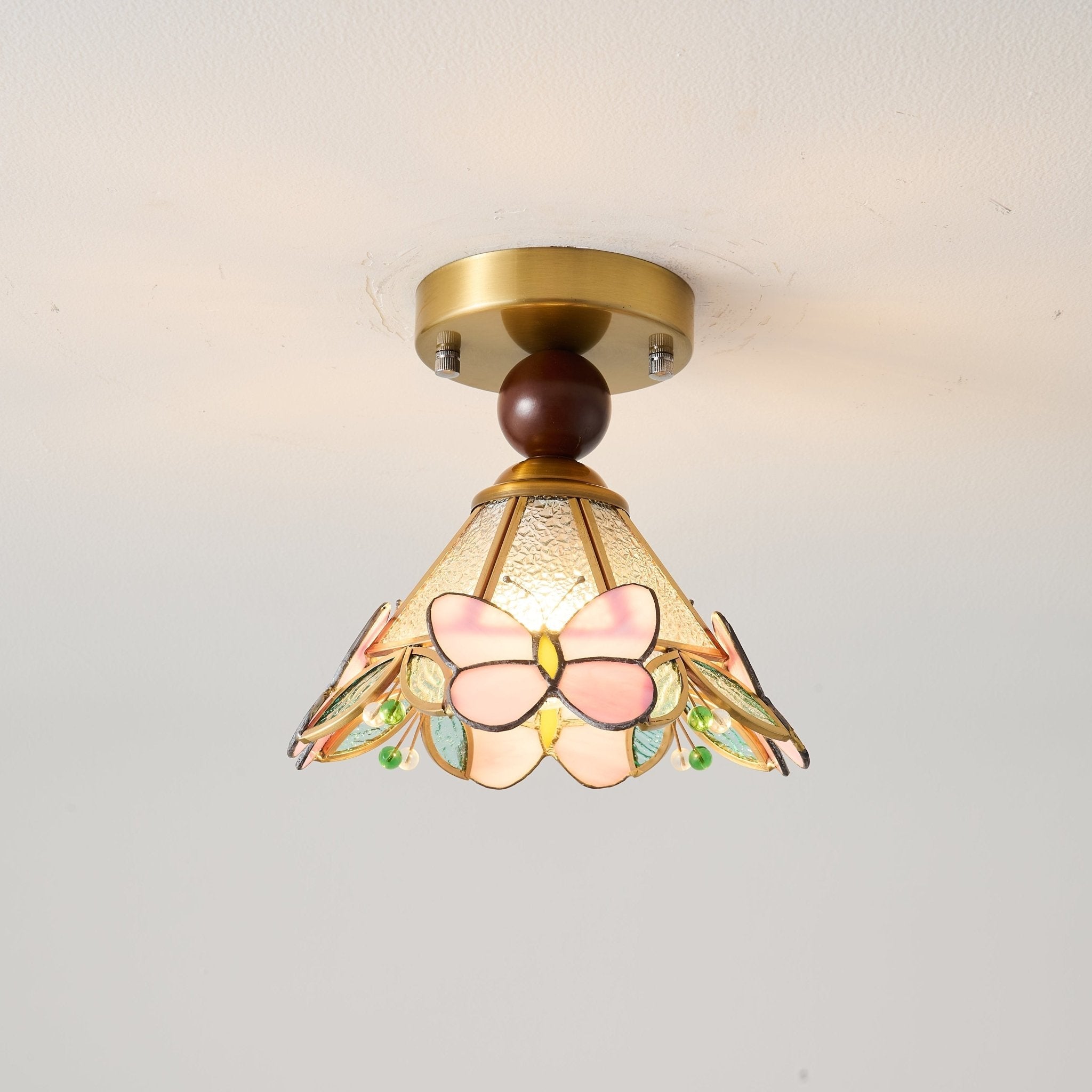 Tiffany Vlinder Plafondlamp