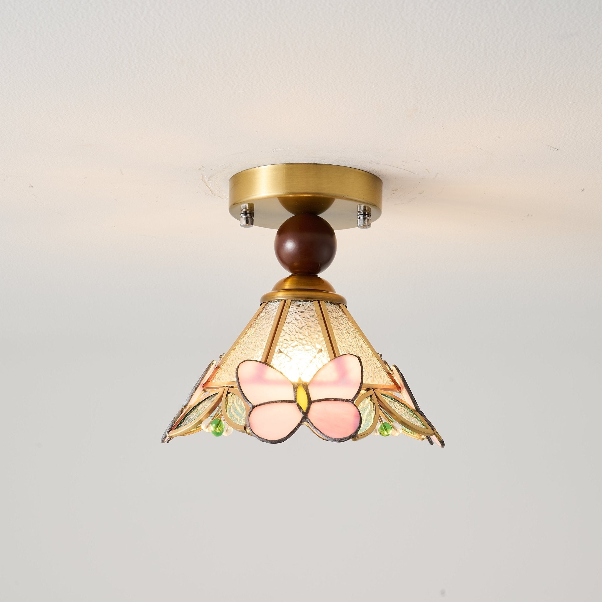 Tiffany Vlinder Plafondlamp