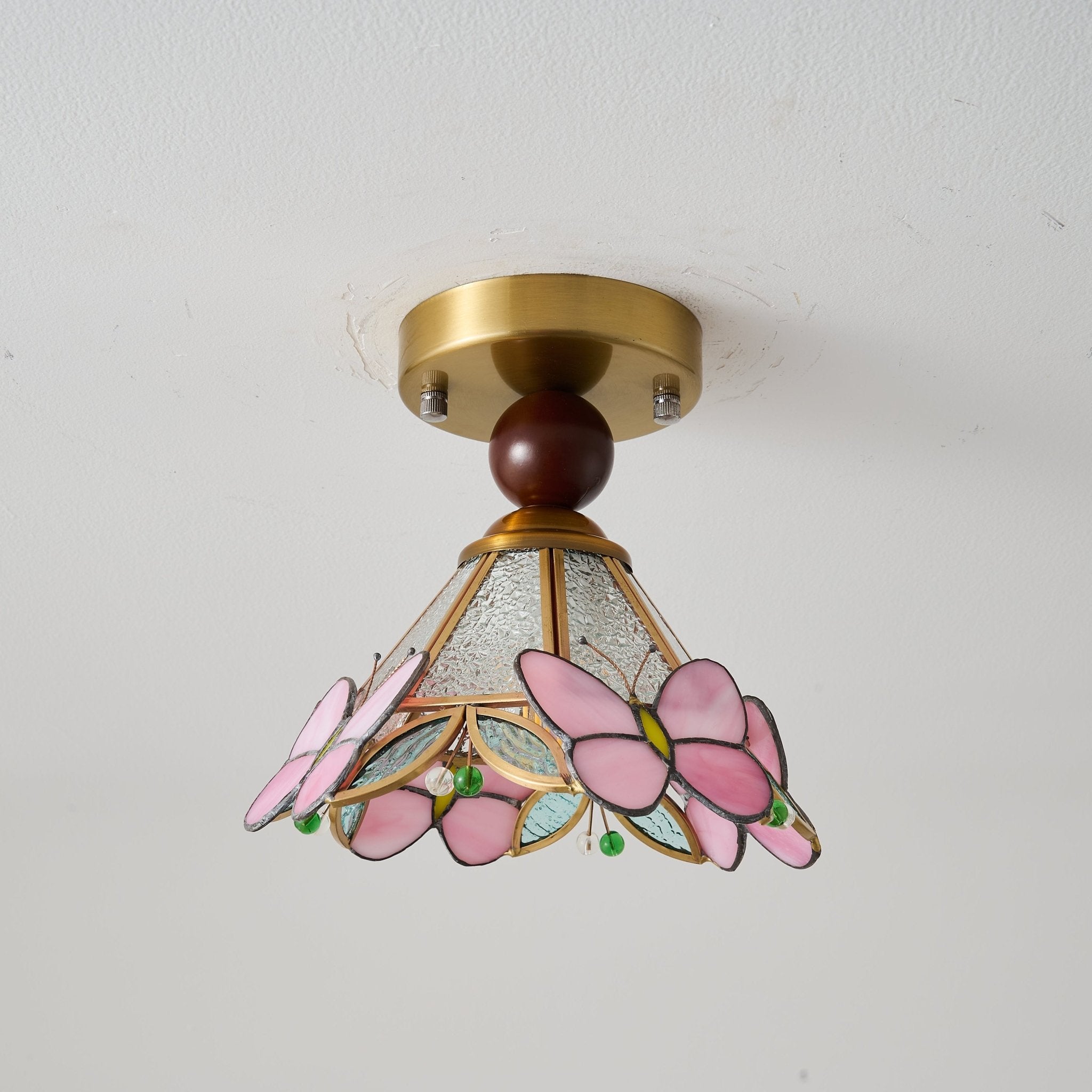 Tiffany Vlinder Plafondlamp