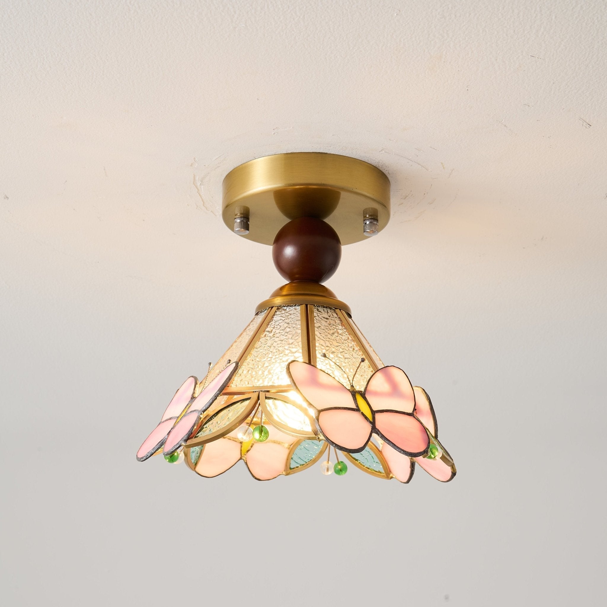 Tiffany Vlinder Plafondlamp