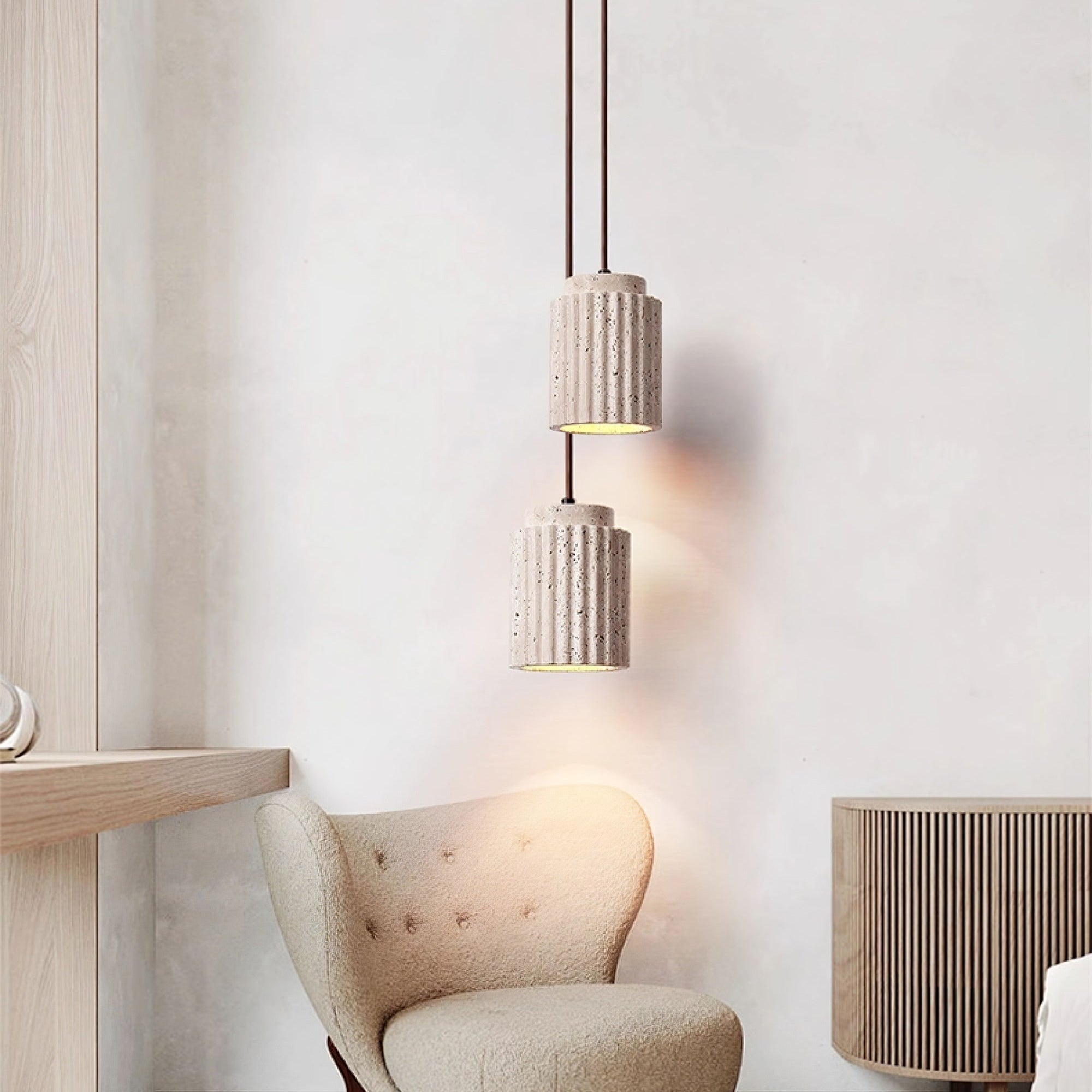 Lecave Natuursteen Hanglamp