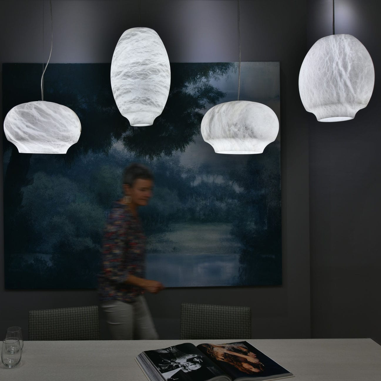 Cenlave Albasten Hanglamp