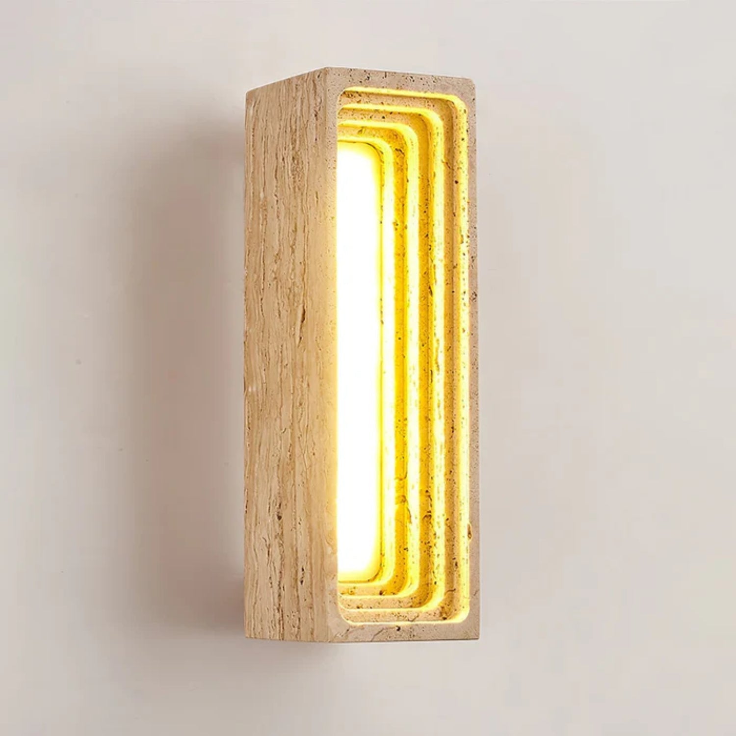 Cemiyo Travertijn Wandlamp