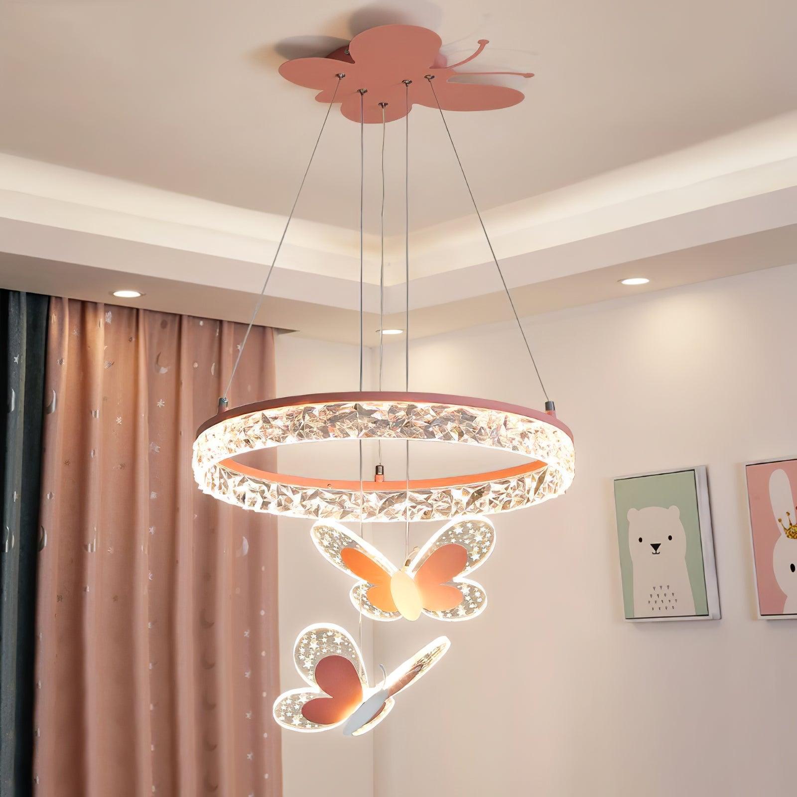 Kleurrijke Vlinder Kinderkamer Hanglamp