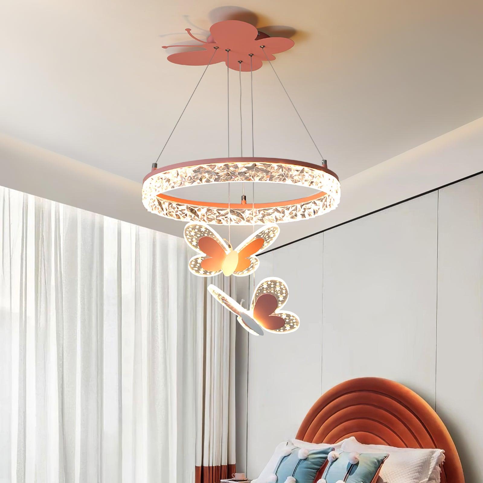 Kleurrijke Vlinder Kinderkamer Hanglamp