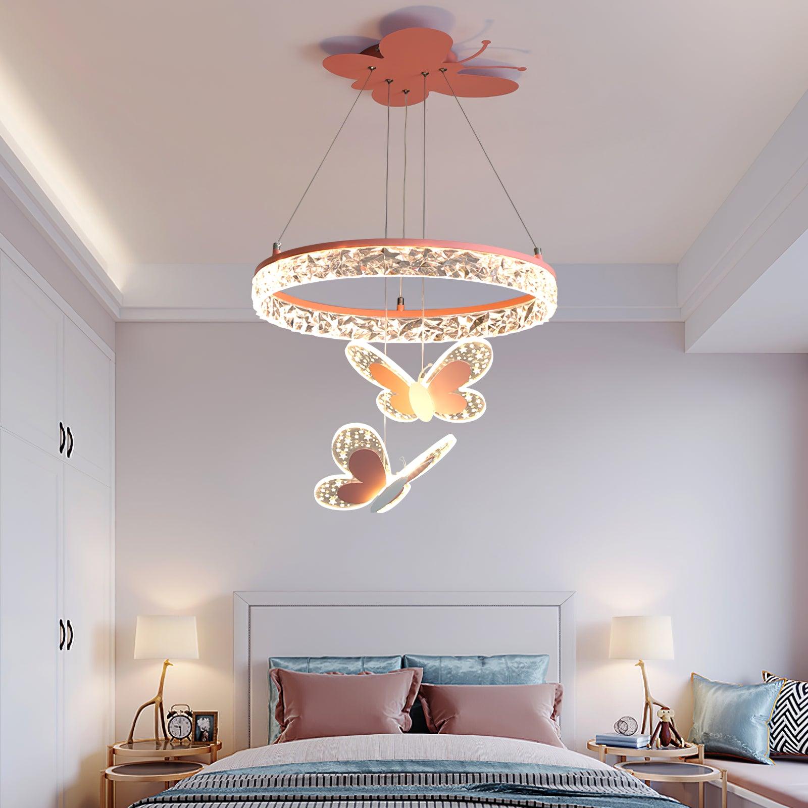 Kleurrijke Vlinder Kinderkamer Hanglamp