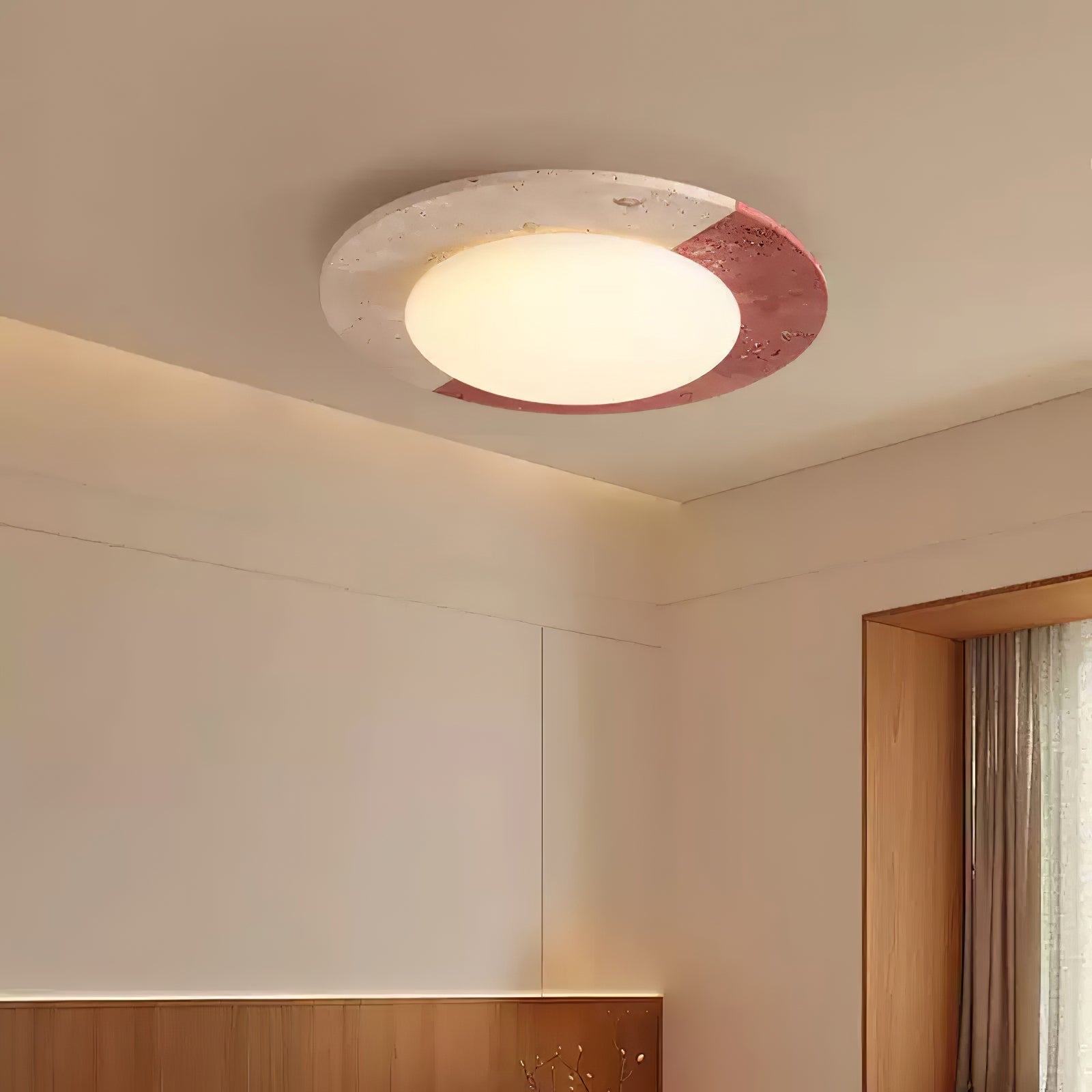 Cemofis Travertijn Plafondlamp