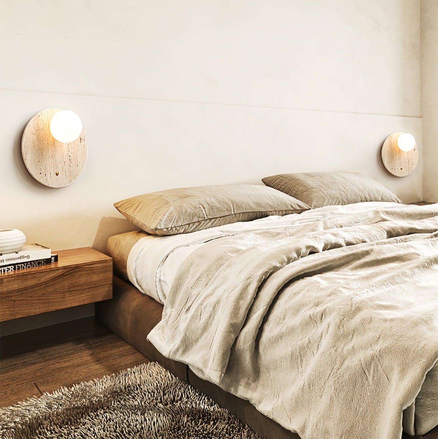 Loteva Natuursteen Wandlamp