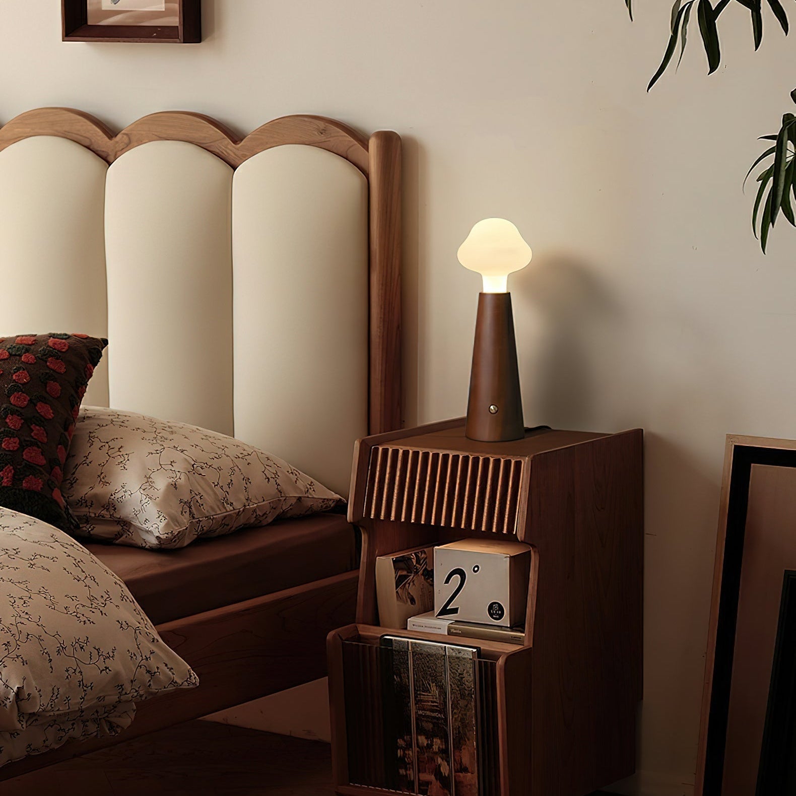 Mooshy Houten Tafellamp