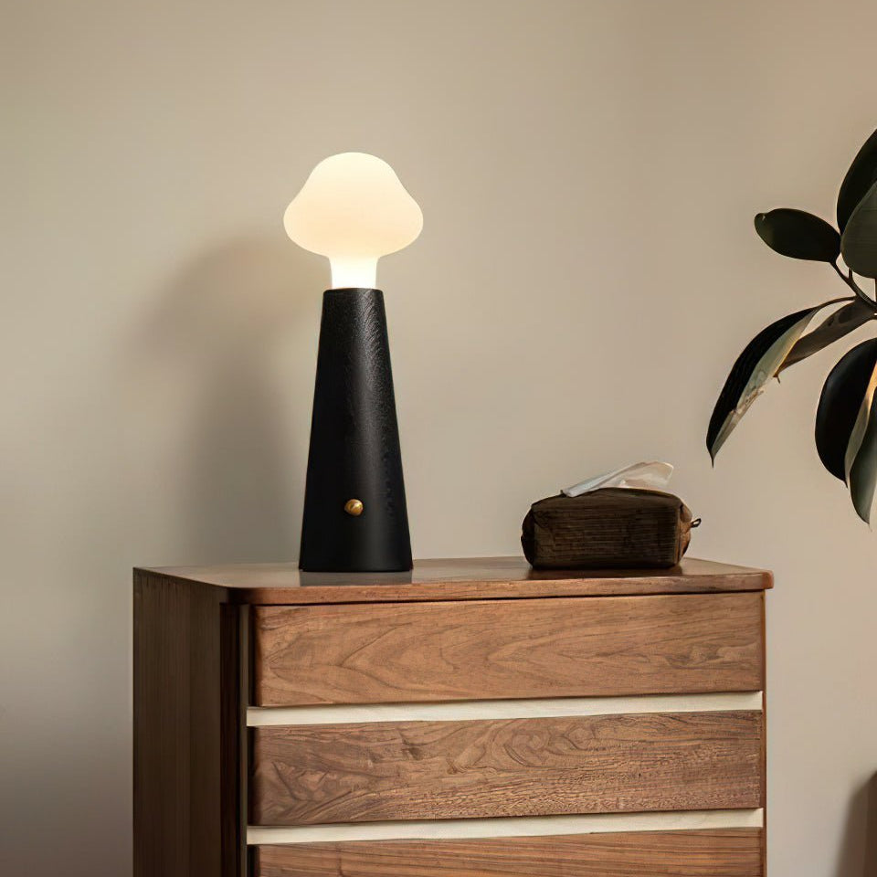Mooshy Houten Tafellamp