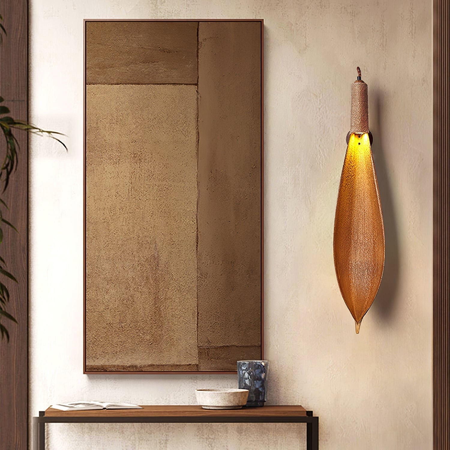 Cocos Leaf Wandlamp