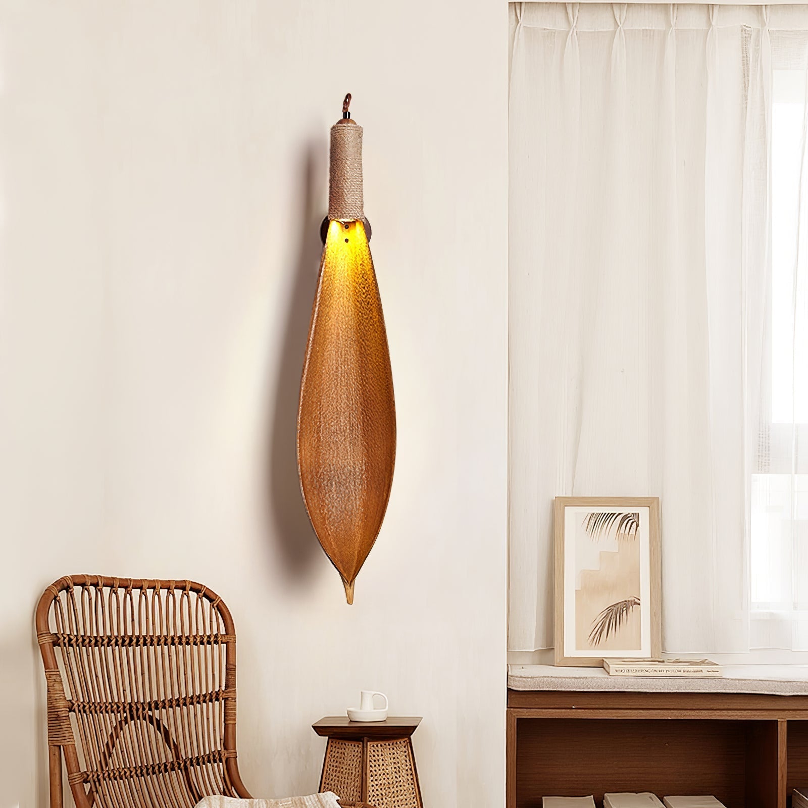 Cocos Leaf Wandlamp
