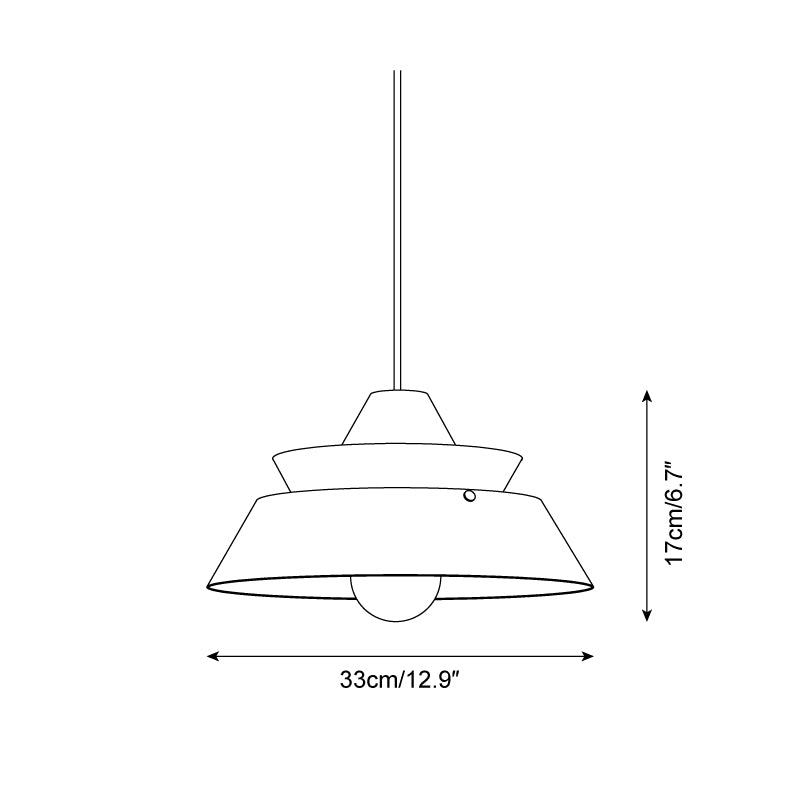 Coveny Japandi Stijl Hanglamp