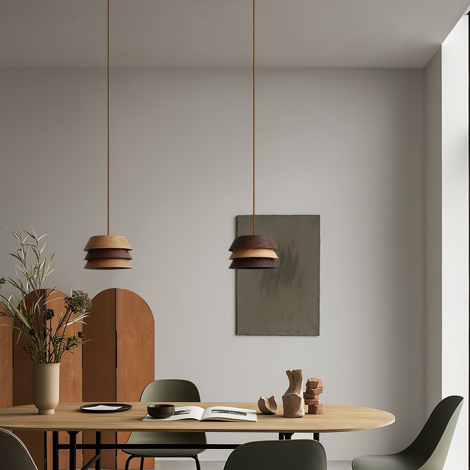 Coveny Japandi Stijl Hanglamp