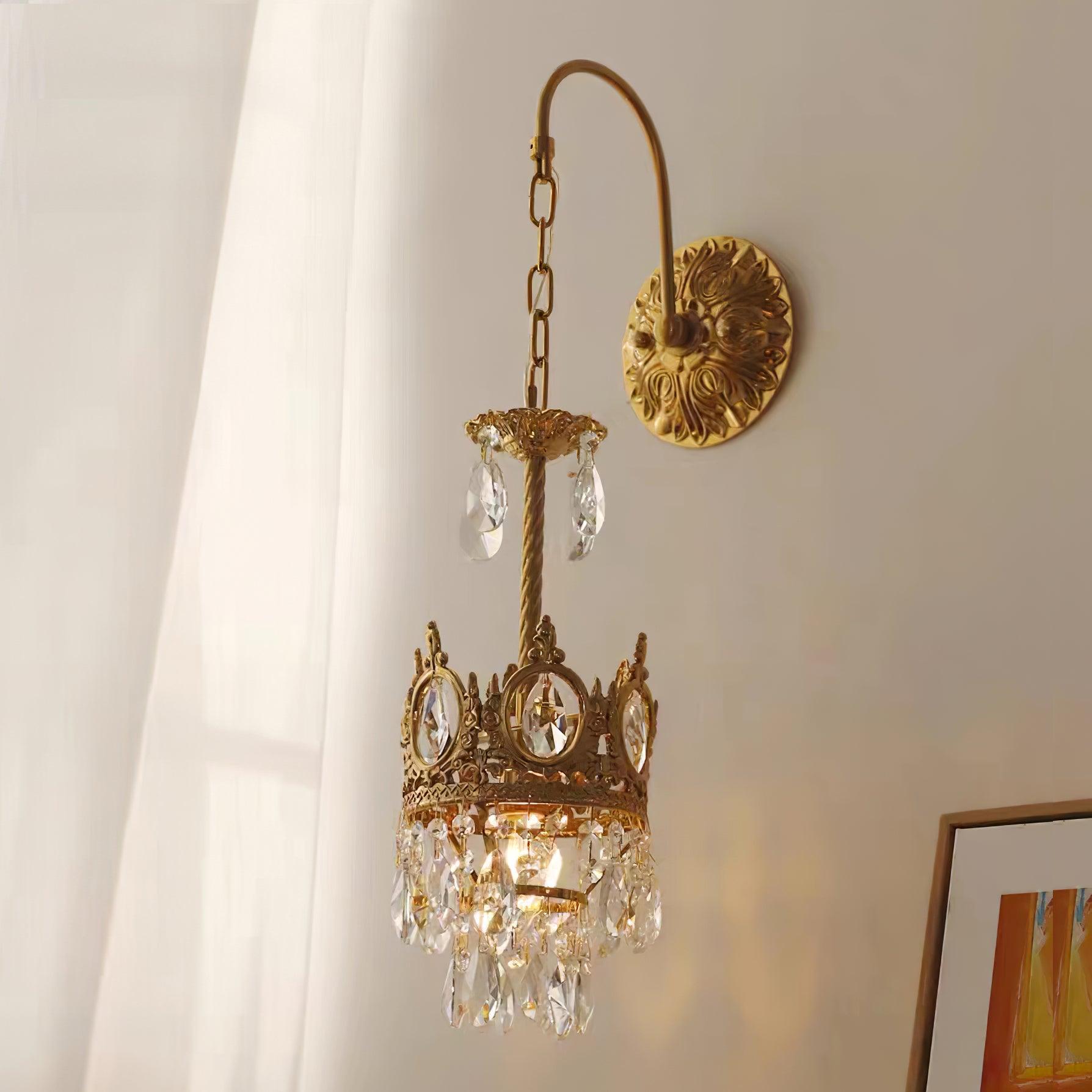 Qelin Kristallen Kroon Wandlamp