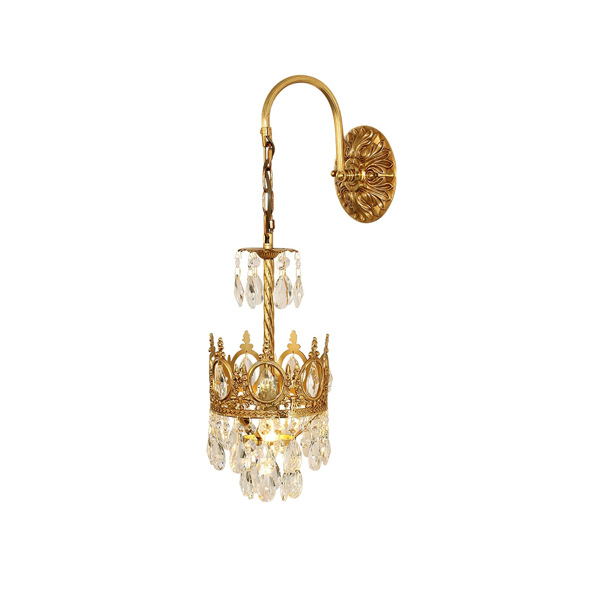 Qelin Kristallen Kroon Wandlamp
