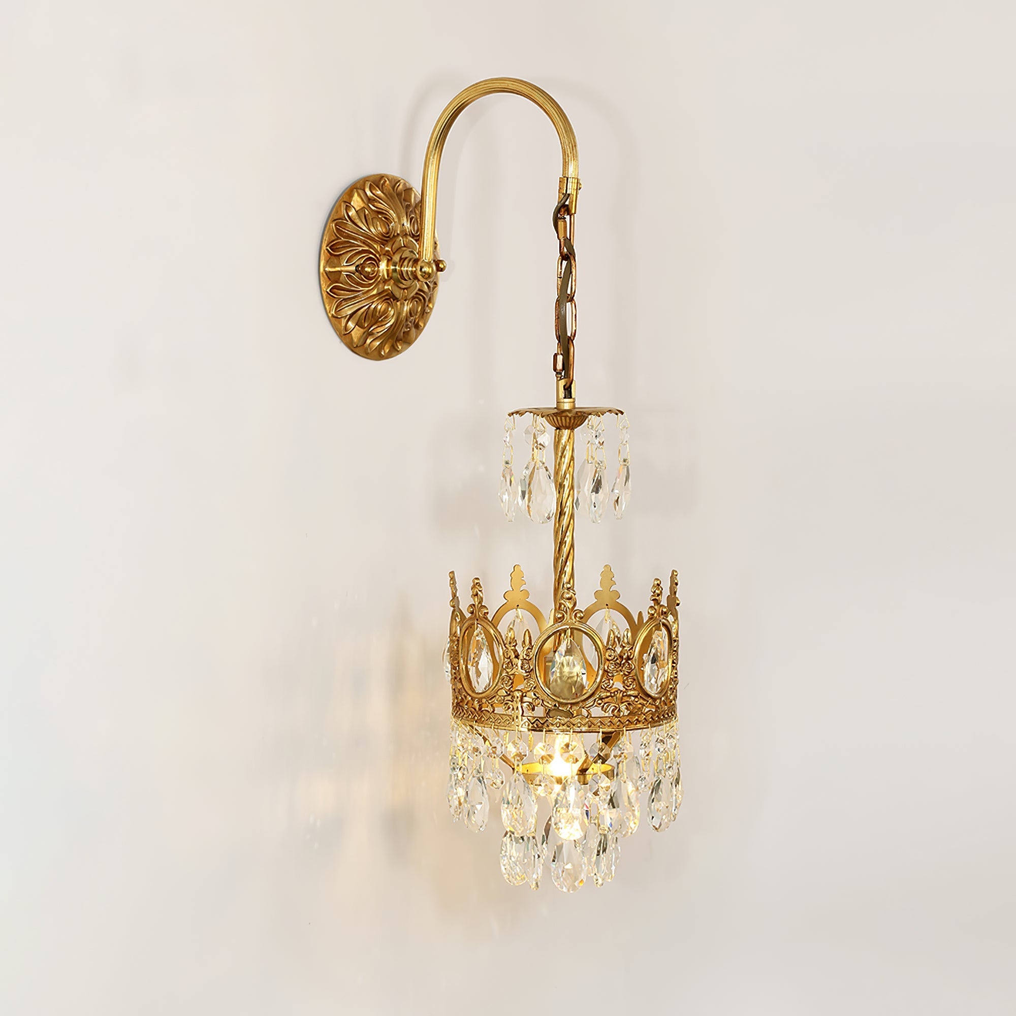 Qelin Kristallen Kroon Wandlamp