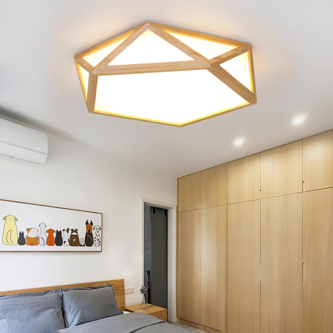 Dooles Houten Plafondlamp
