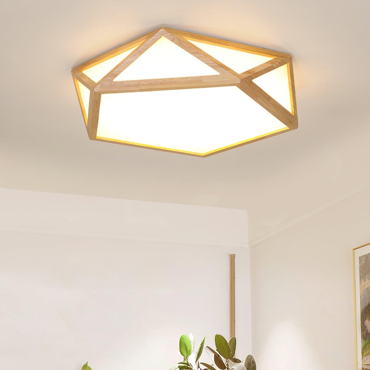 Dooles Houten Plafondlamp