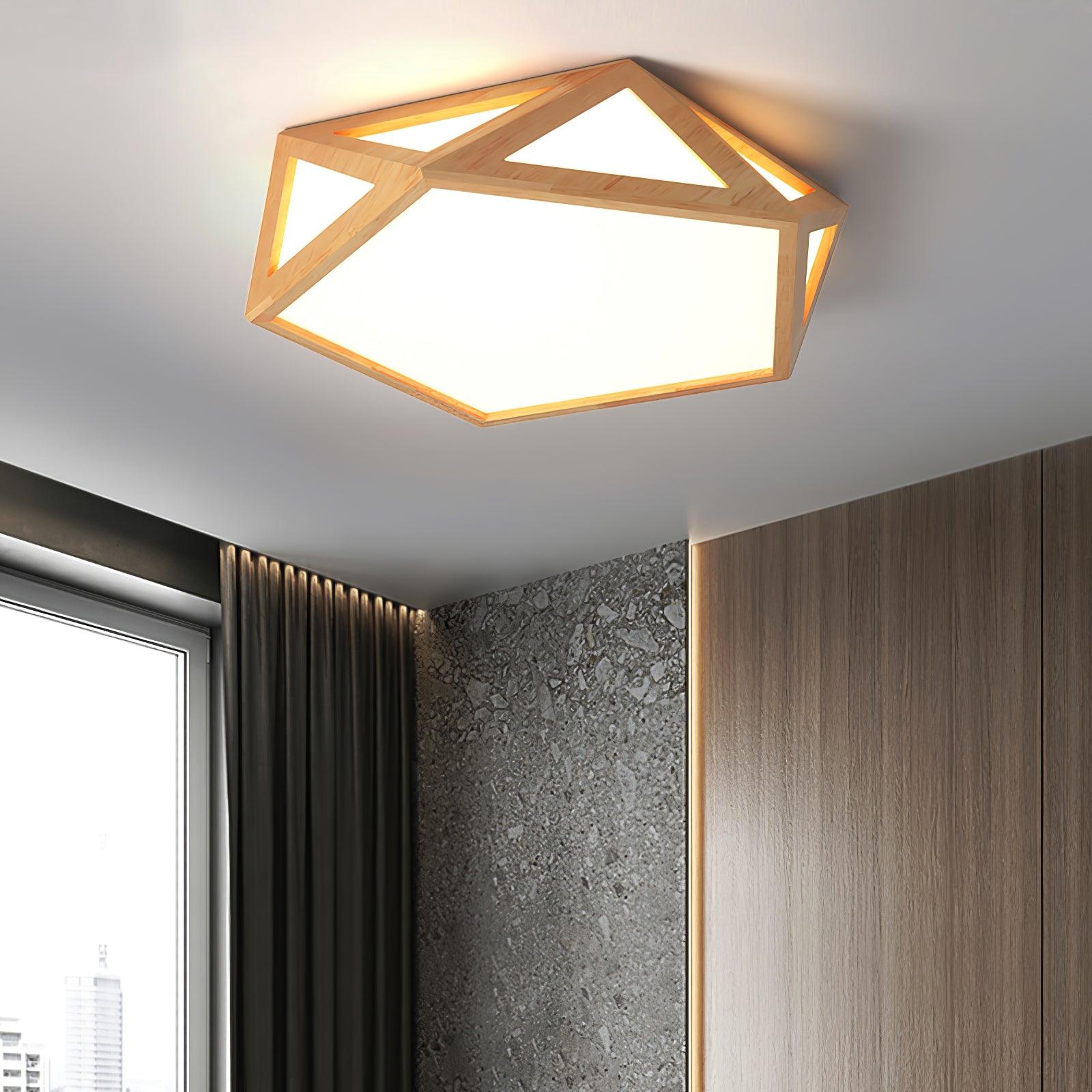 Dooles Houten Plafondlamp