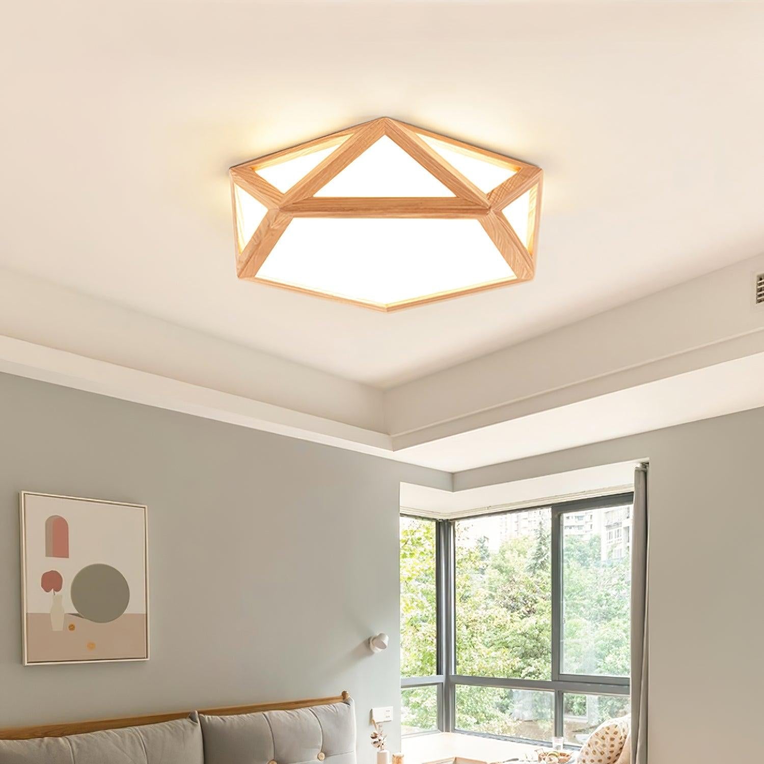 Dooles Houten Plafondlamp