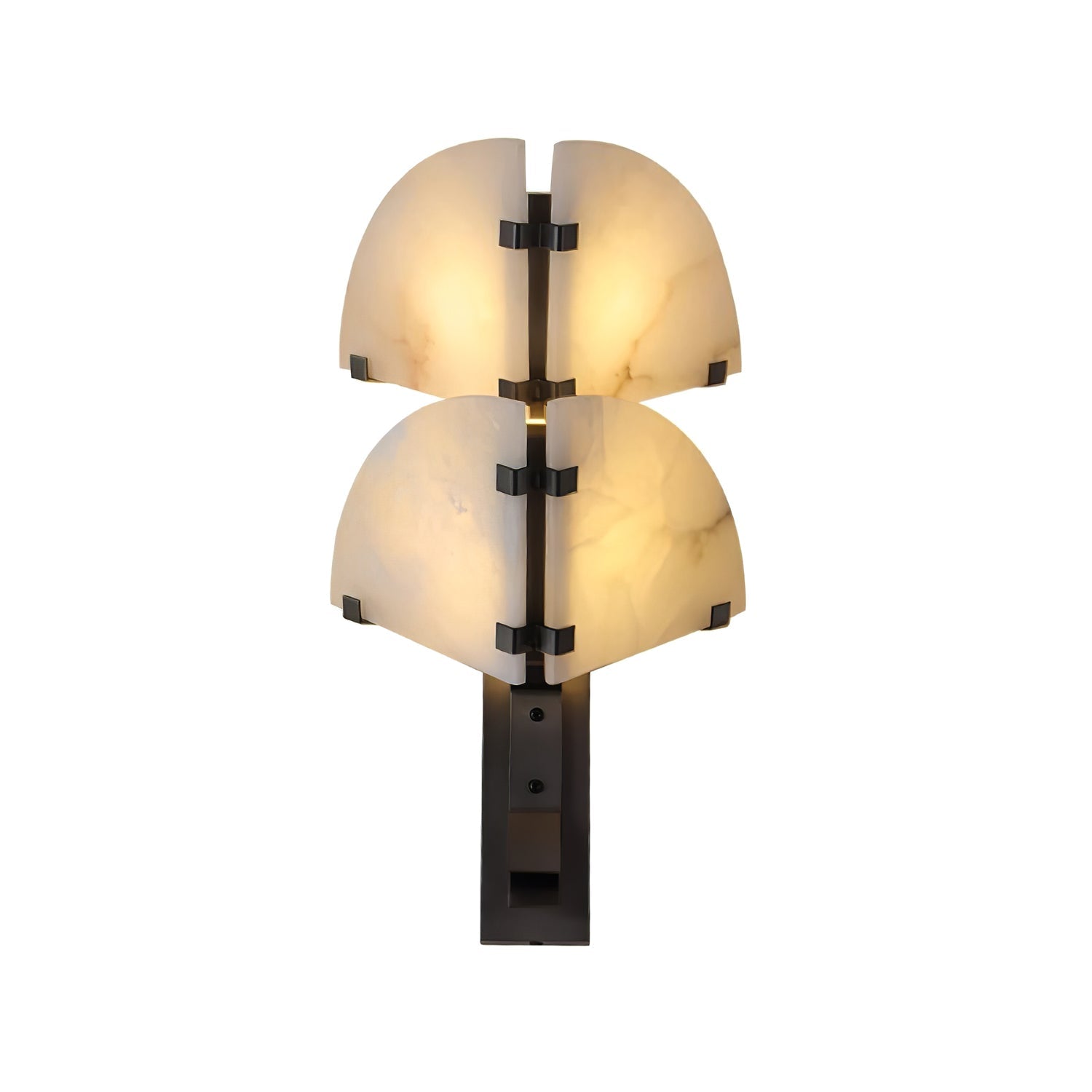 Domes Albasten Wandlamp