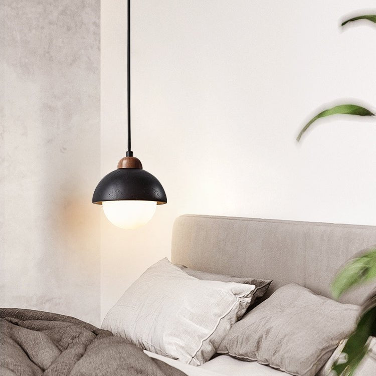 Domos Travertijnen Hanglamp