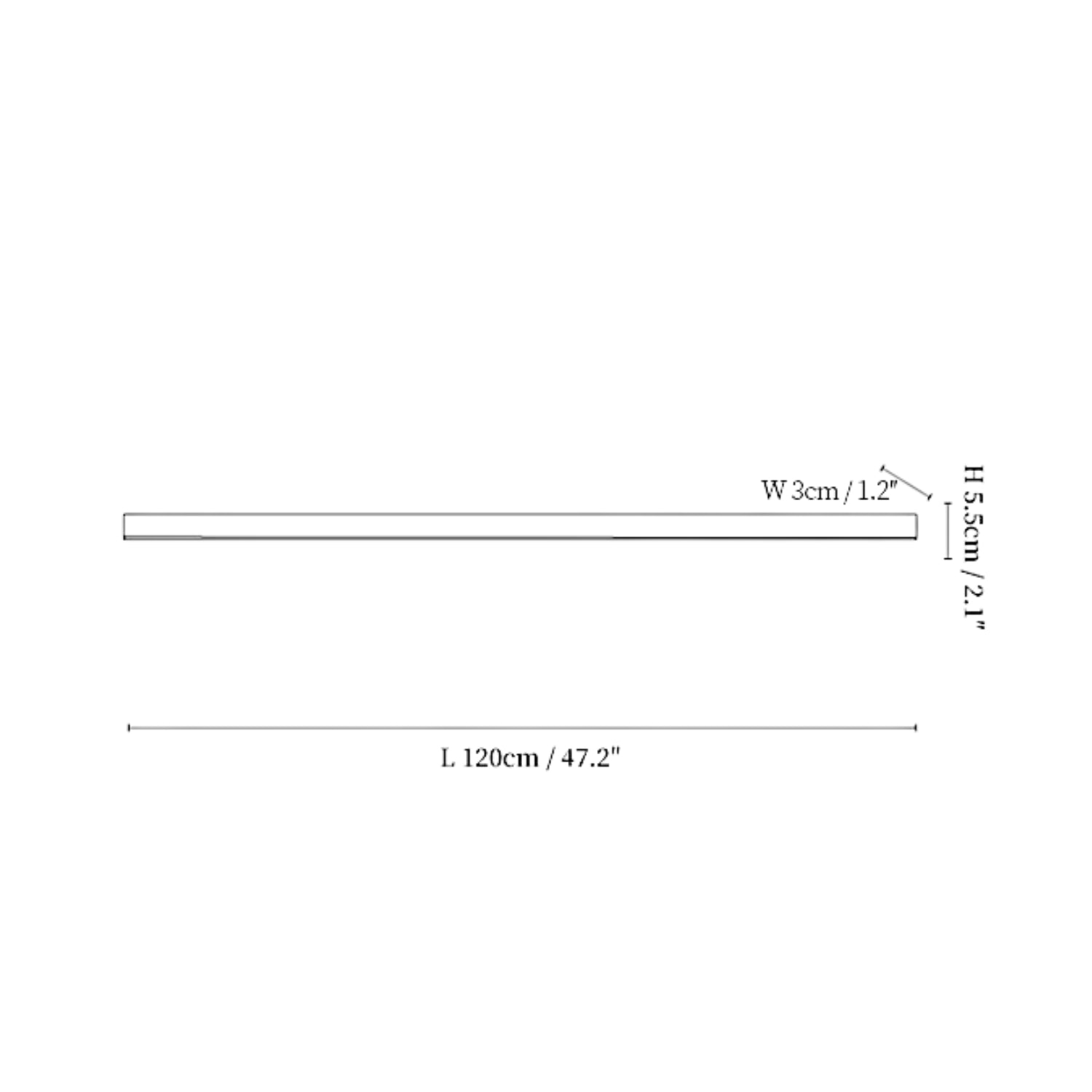 Seo Lineaire Plafondlamp