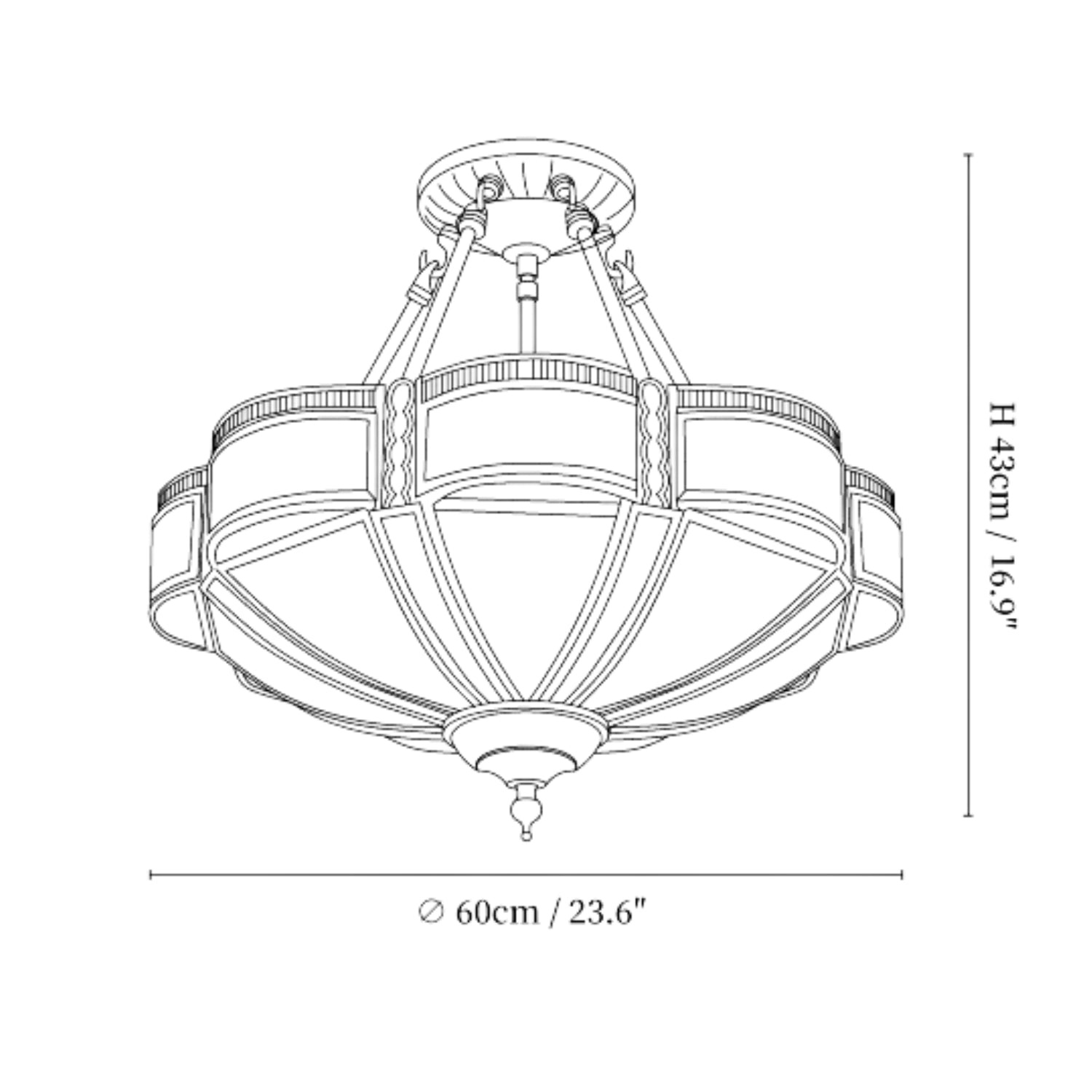 Bascenna Plafondlamp
