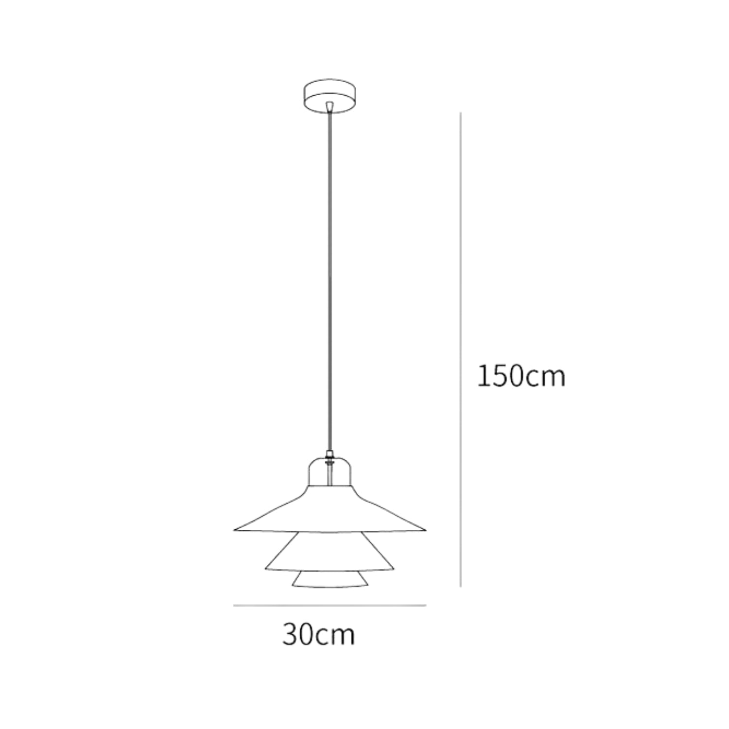 Lenika Gelaagde Hanglamp