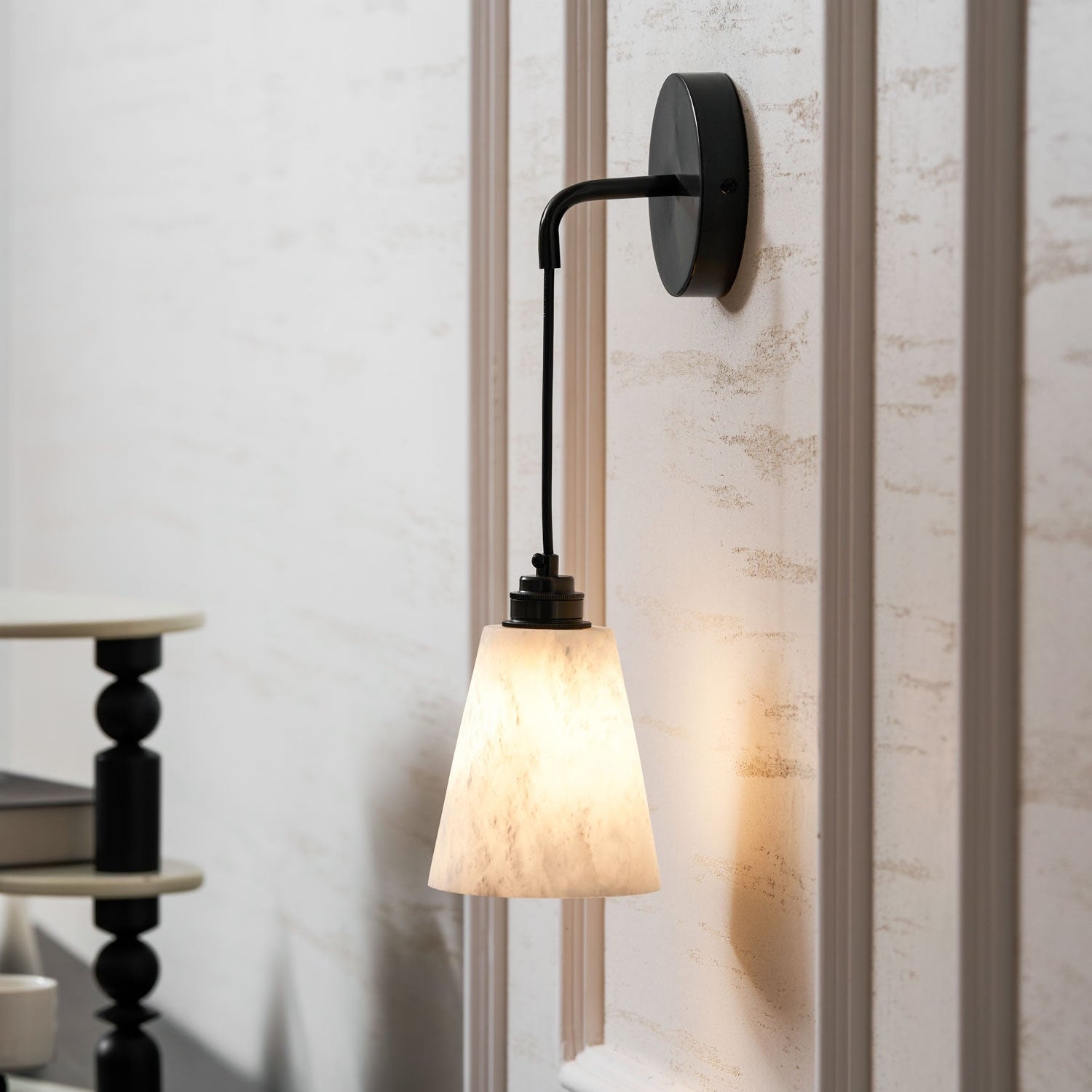 Cublen Hangende Albasten Wandlamp