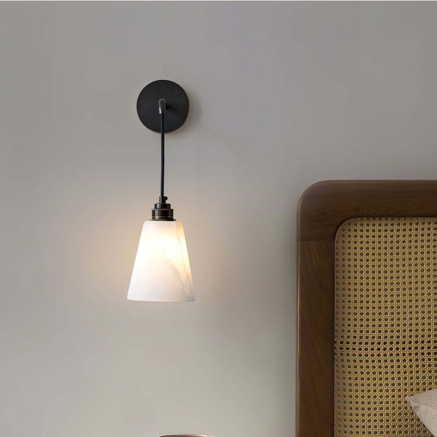 Cublen Hangende Albasten Wandlamp