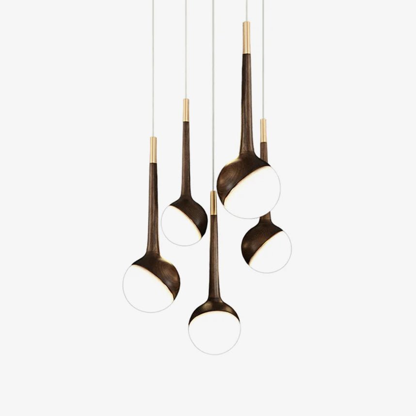 Mossy Drop Houten Hanglamp