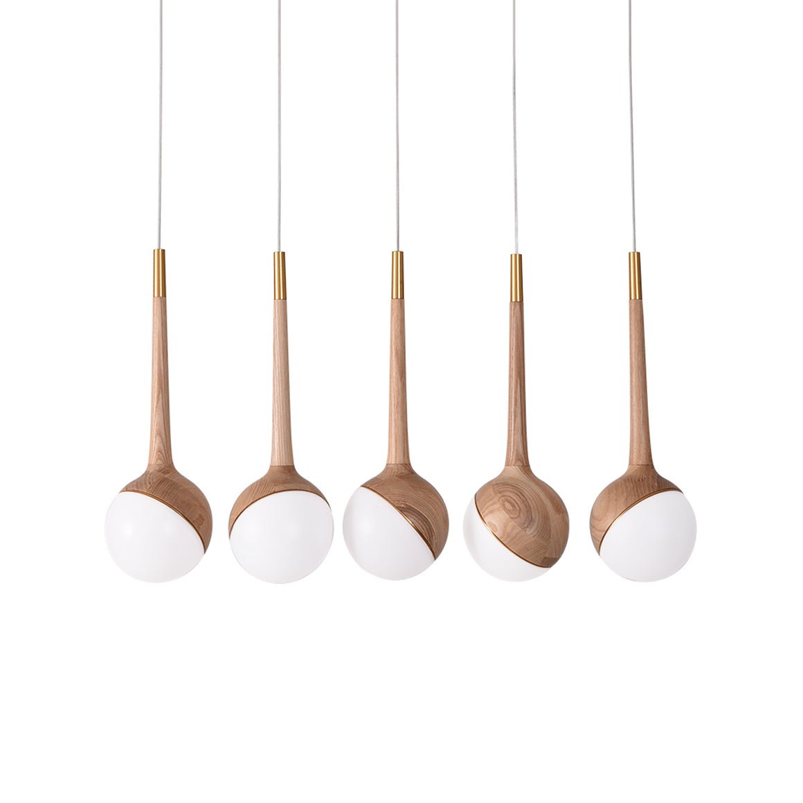 Mossy Drop Houten Hanglamp