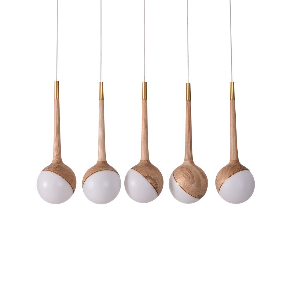 Mossy Drop Houten Hanglamp