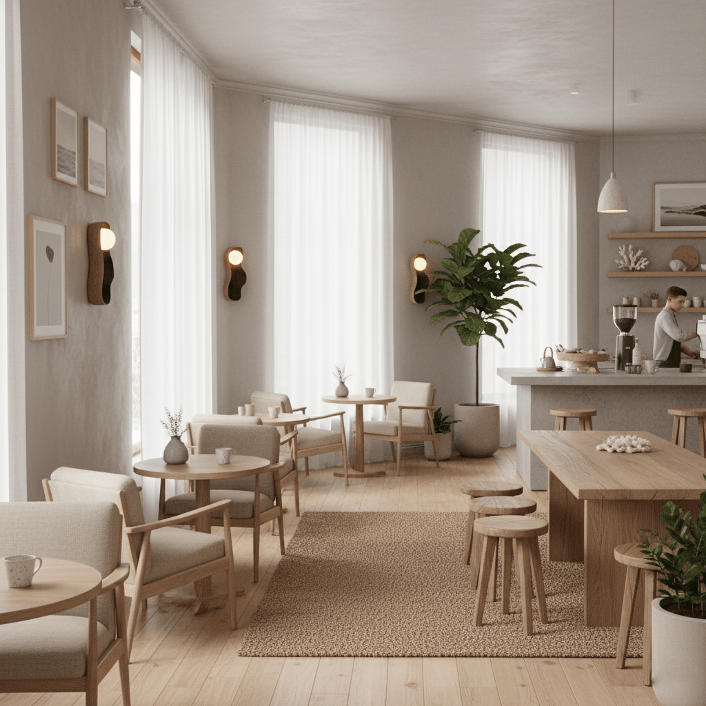 Hescio Houten Wandlamp
